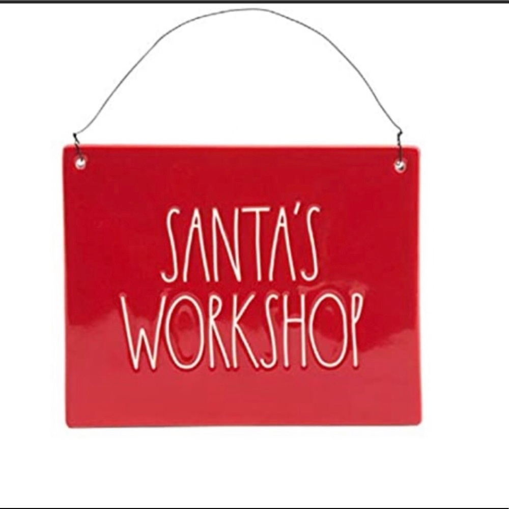 Sold local Rae Dunn Christmas hanging sign